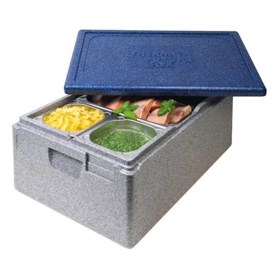 Thermobox Gastronorm 1/1 blau/grau 46 l - Isokiste.de